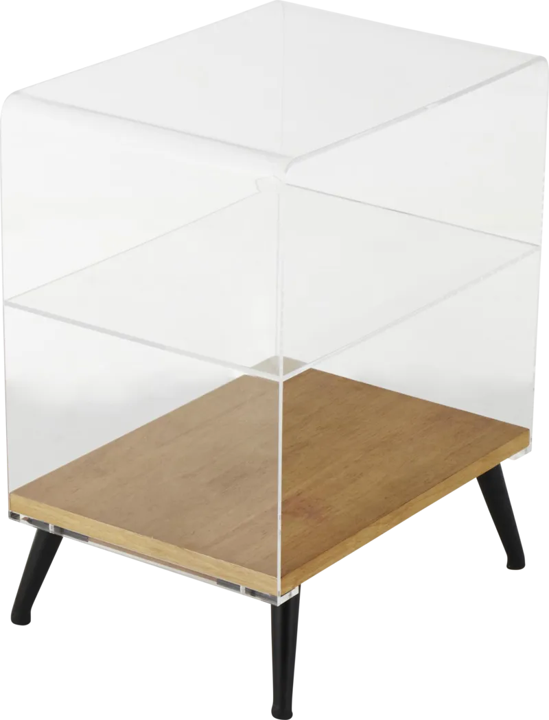 Aedard Clear Side Table - Image 6