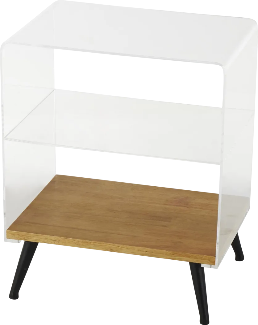 Aedard Clear Side Table - Image 8