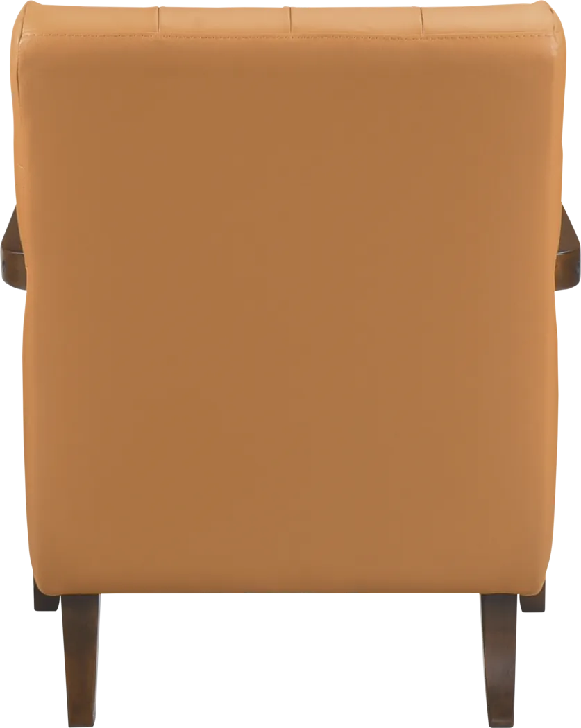 Aeden Orange Accent Chair - Thumbnail - Image 3