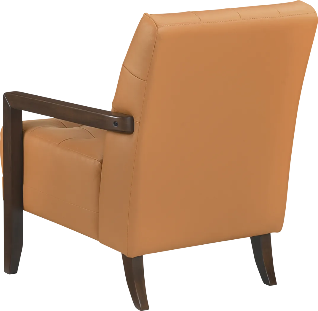 Aeden Orange Accent Chair - Thumbnail - Image 4
