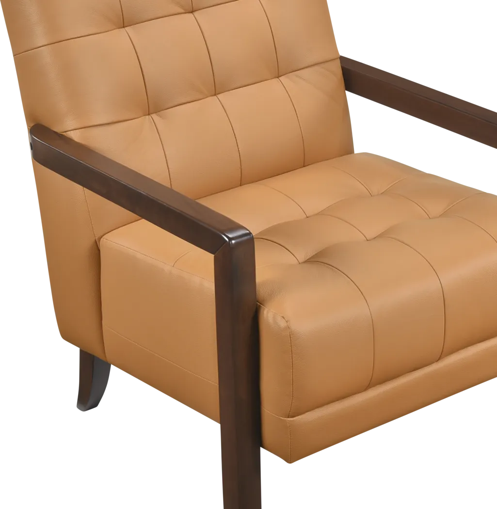 Aeden Orange Accent Chair - Thumbnail - Image 5