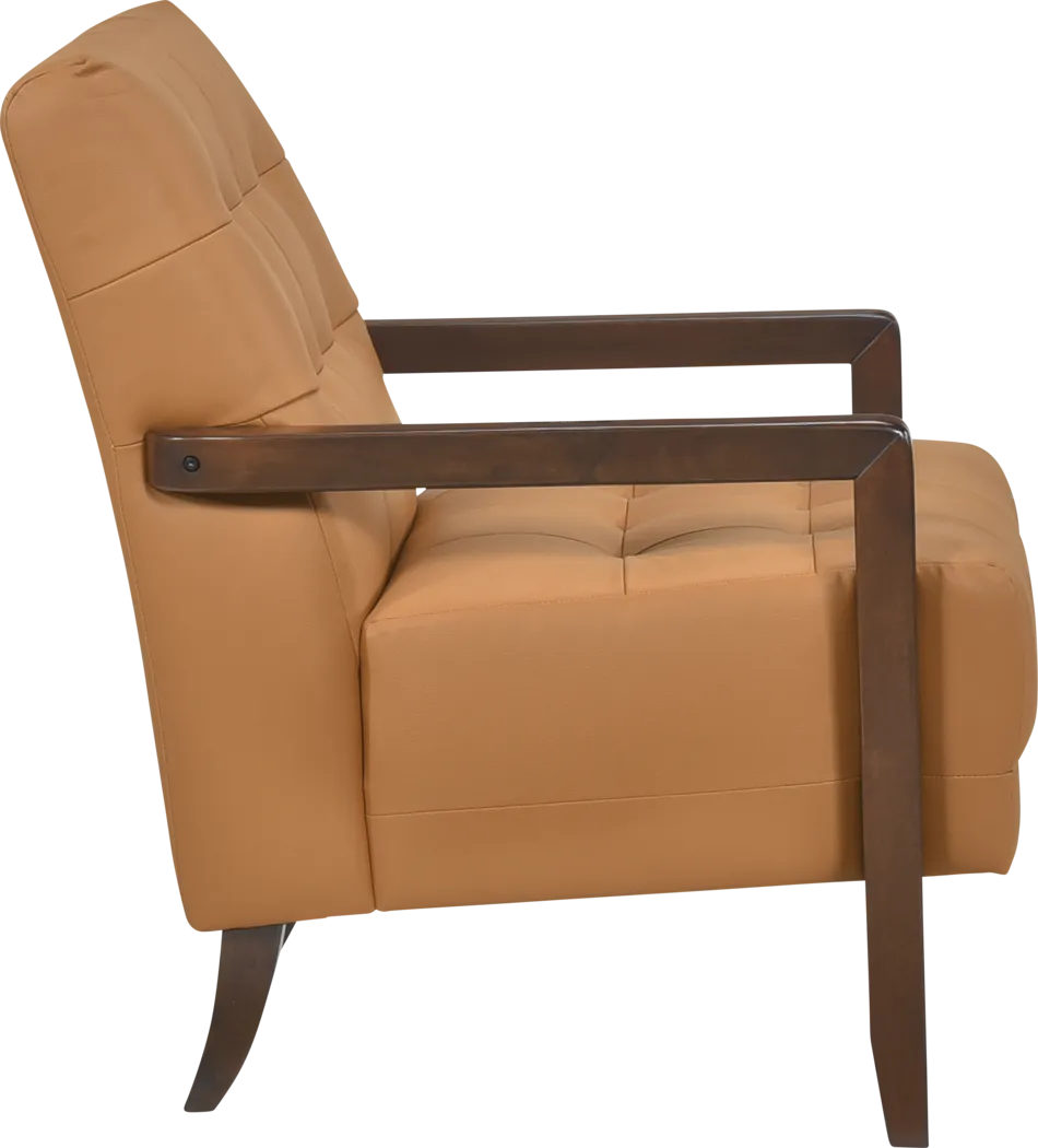 Aeden Orange Accent Chair - Thumbnail - Image 8