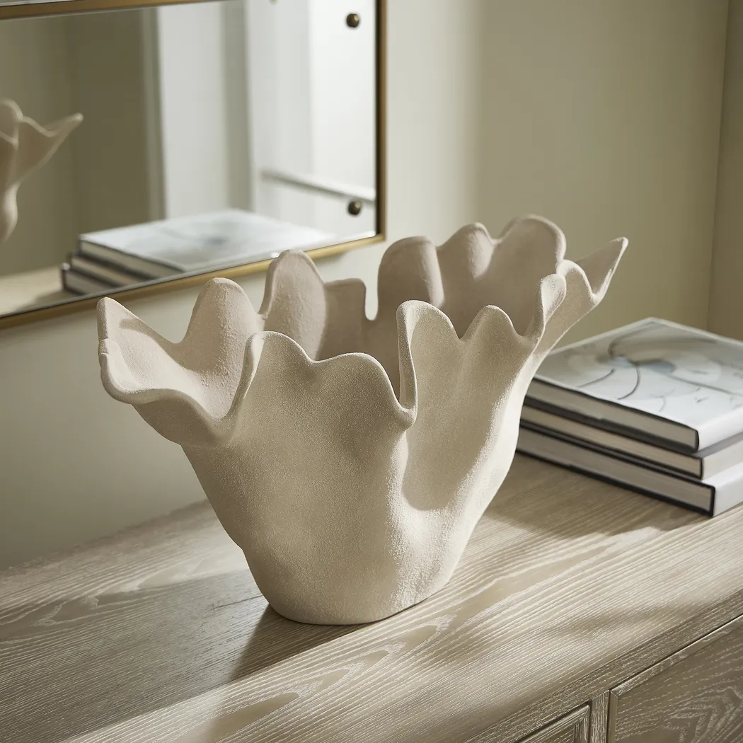 Aelia White Outdoor Bowl - Thumbnail - Image 3