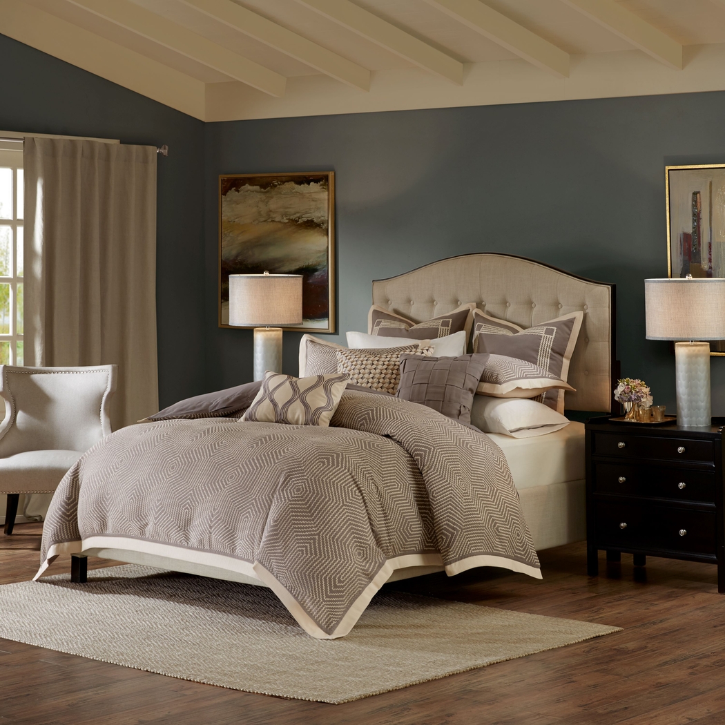 Aellice Gray King Comforter Set - Thumbnail - Image 3