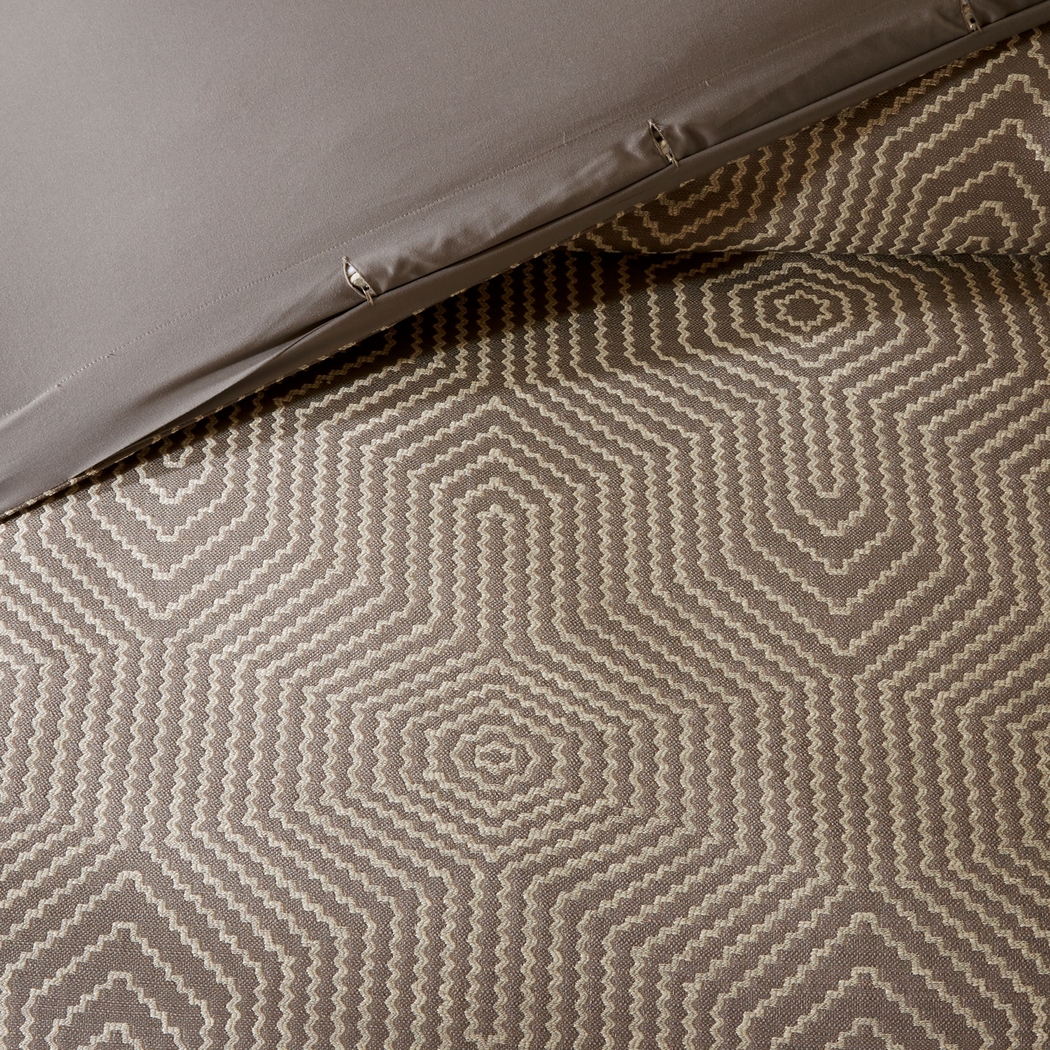 Aellice Gray Queen Comforter Set - Thumbnail - Image 6