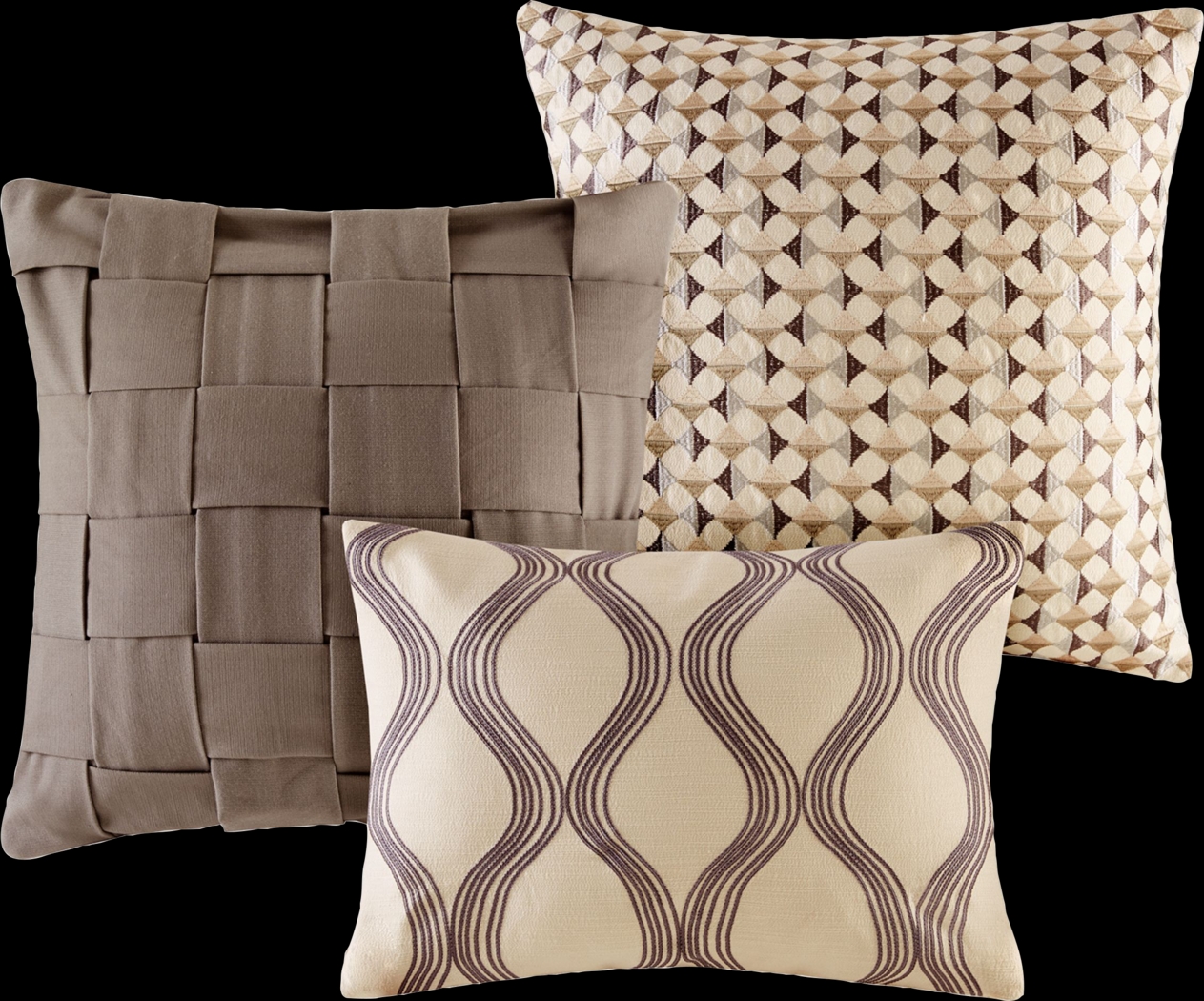 Aellice Gray Queen Comforter Set - Thumbnail - Image 8