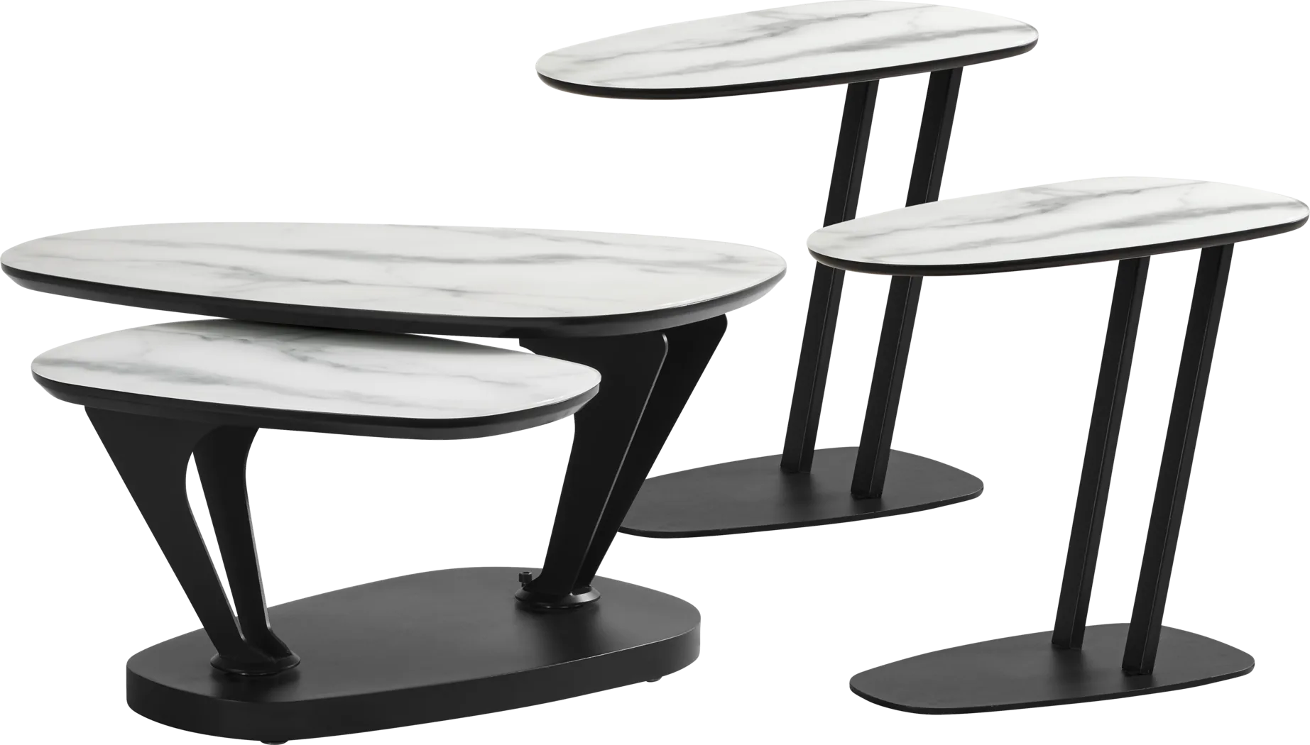 Aeon White 3 Pc Table Set - Thumbnail - Image 1