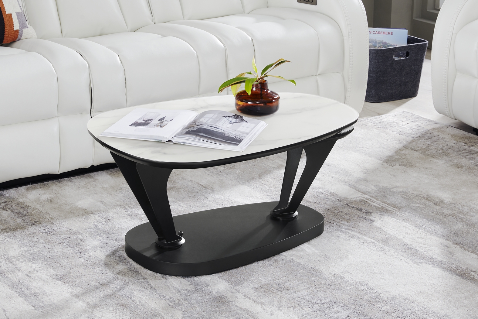 Aeon White Cocktail Table - Thumbnail - Image 4
