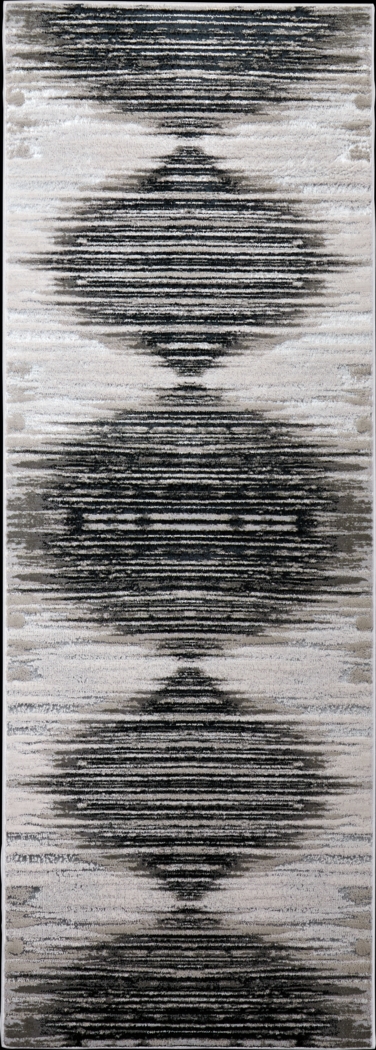 Aera Black 2'10 x 7'10 Runner Rug - Thumbnail - Image 1