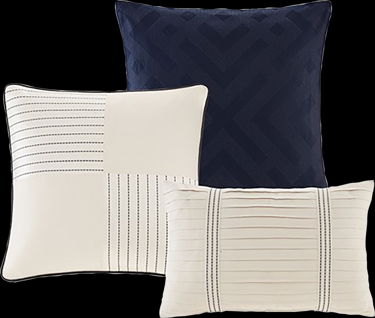 Aera Blue King Comforter Set - Thumbnail - Image 11