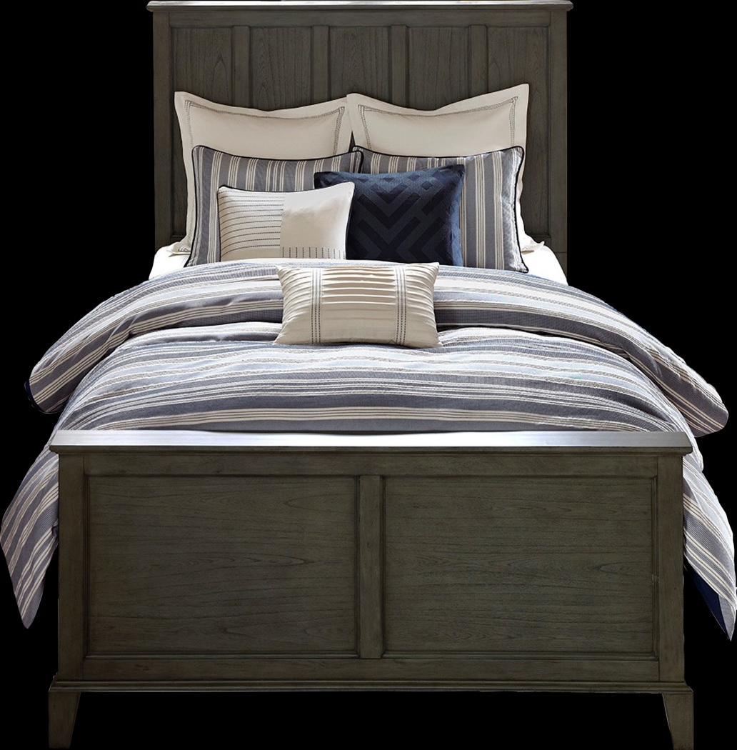 Aera Blue King Comforter Set - Thumbnail - Image 1