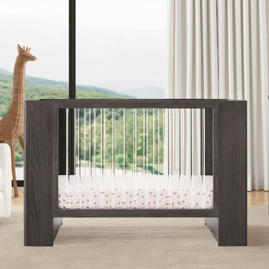 Kids Aerin Gray Convertible Crib - Thumbnail - Image 2
