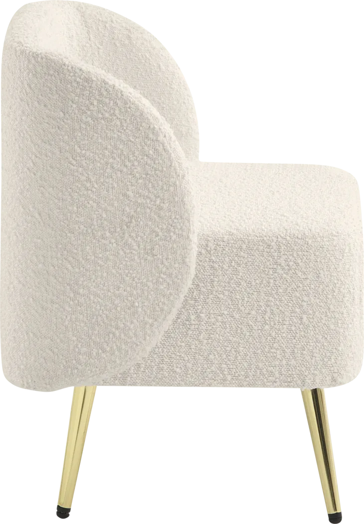 Aeron Cream Vanity Chair - Thumbnail - Image 5