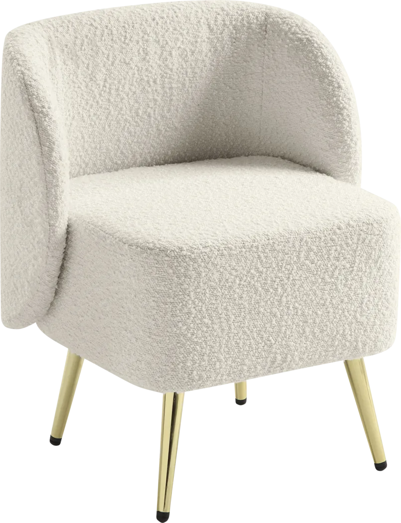 Aeron Cream Vanity Chair - Thumbnail - Image 1