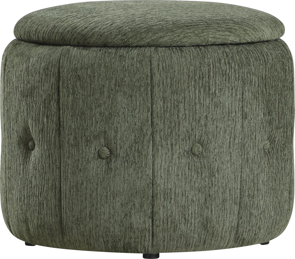 Aerora Green Storage Ottoman - Thumbnail - Image 1