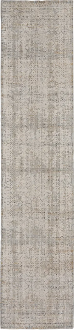 Afeni Beige 2'3 x 8' Runner Rug - Thumbnail - Image 1
