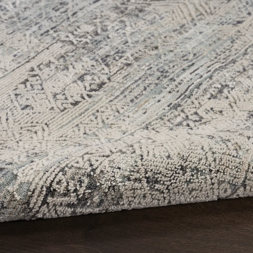 Afeni Ivory Blue 7'10 x 10'1 Rug - Thumbnail - Image 3