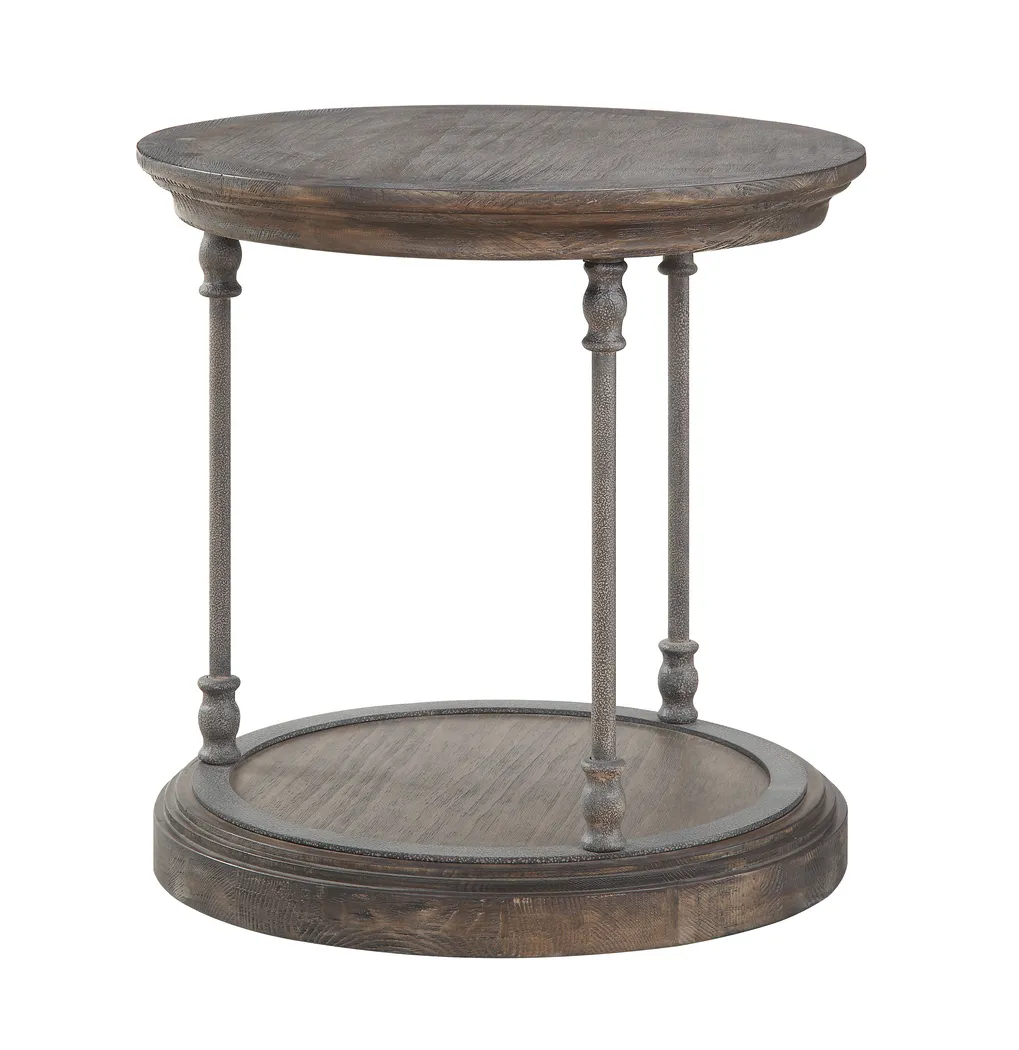 Aferia Brown End Table - Thumbnail - Image 2