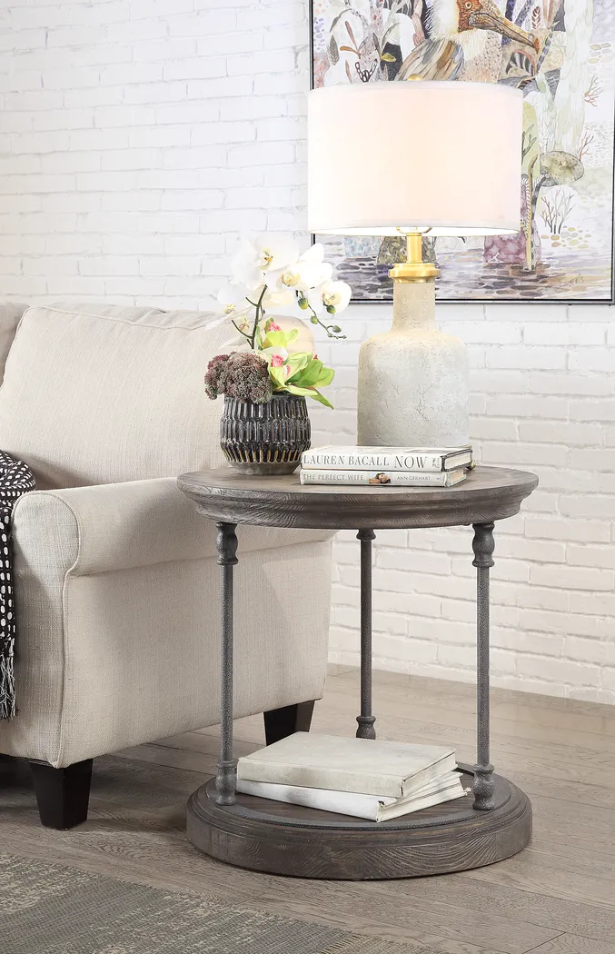 Aferia Brown End Table - Thumbnail - Image 3