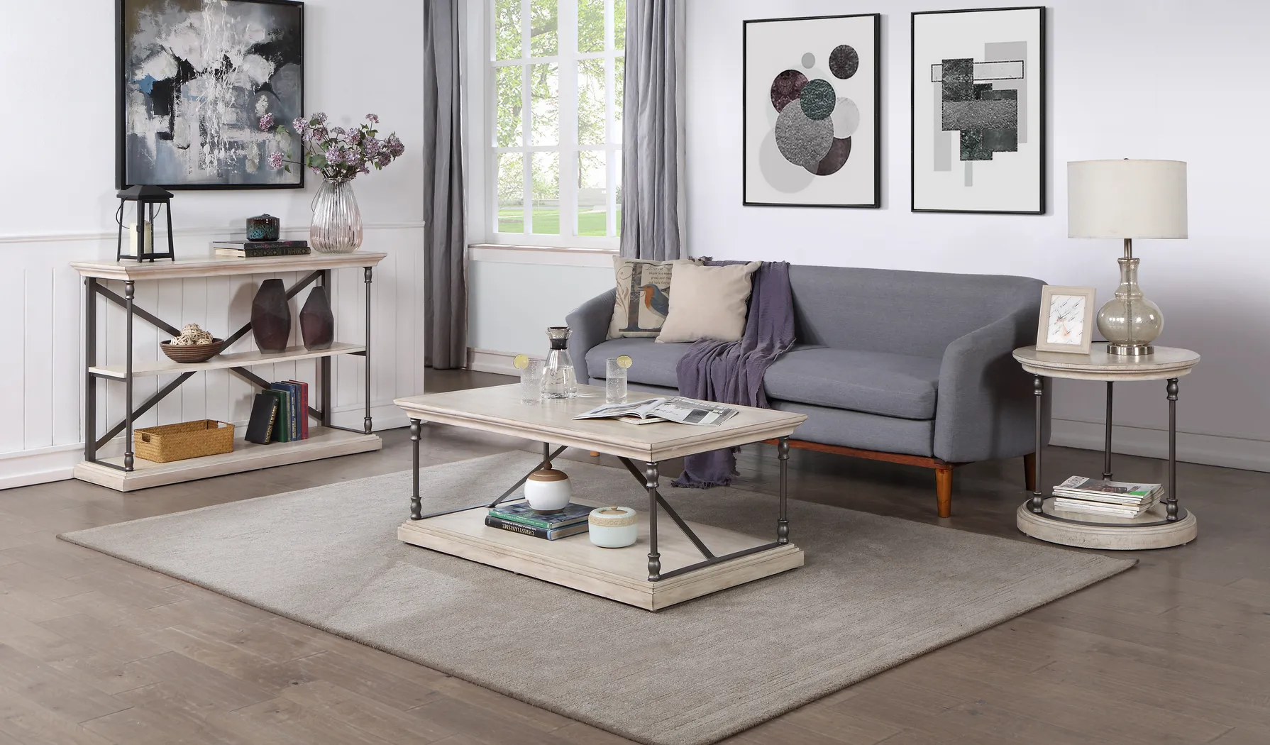 Aferia Sand End Table - Thumbnail - Image 5