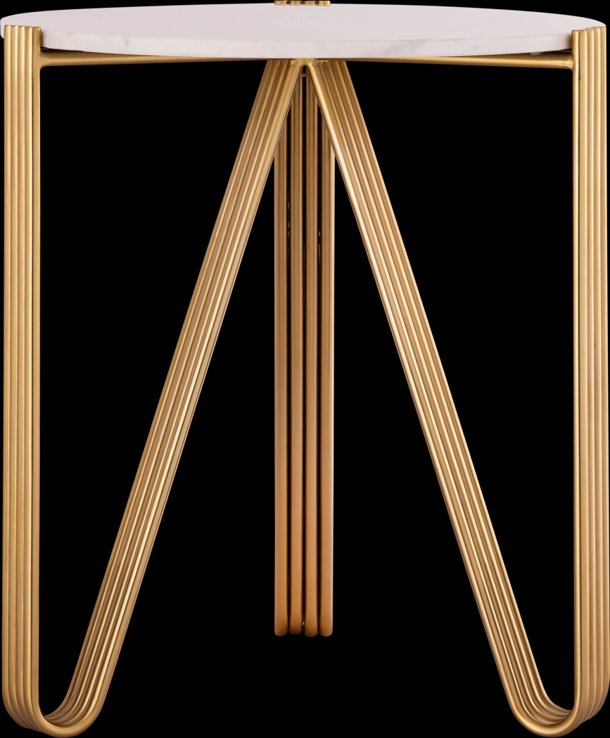 Aferna White Accent Table - Thumbnail - Image 2