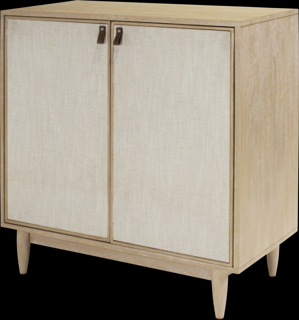 Affan Taupe Accent Cabinet - Thumbnail - Image 1