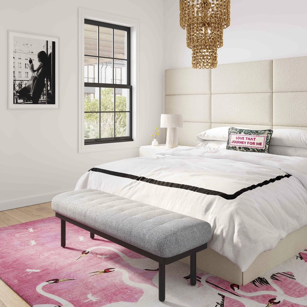 Afflerbaugh Gray Bench - Thumbnail - Image 2