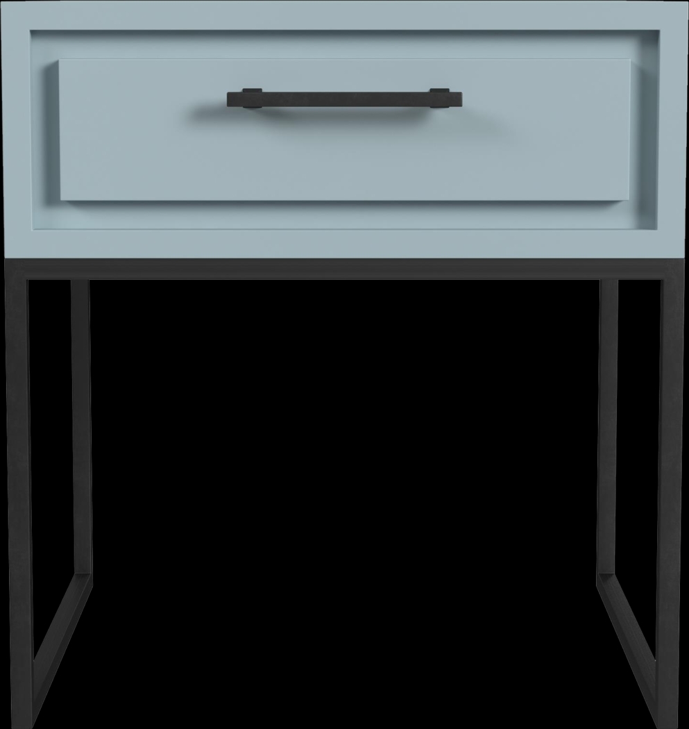 Affton Blue End Table - Thumbnail - Image 3