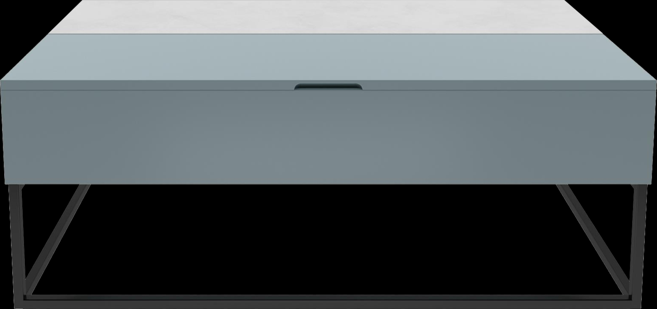 Affton Blue Lift-Top Cocktail Table - Thumbnail - Image 1