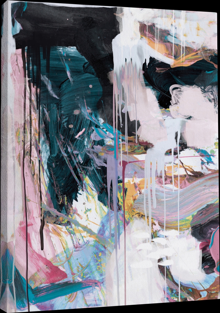 Aftyn Blue Canvas Wall Art - Thumbnail - Image 1