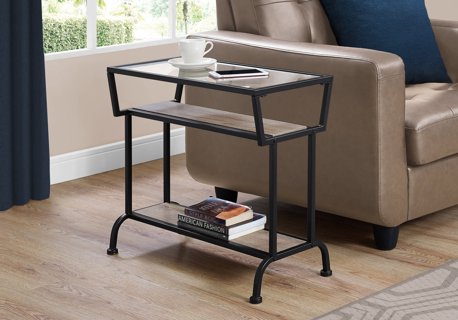 Agarita Taupe End Table - Thumbnail - Image 2