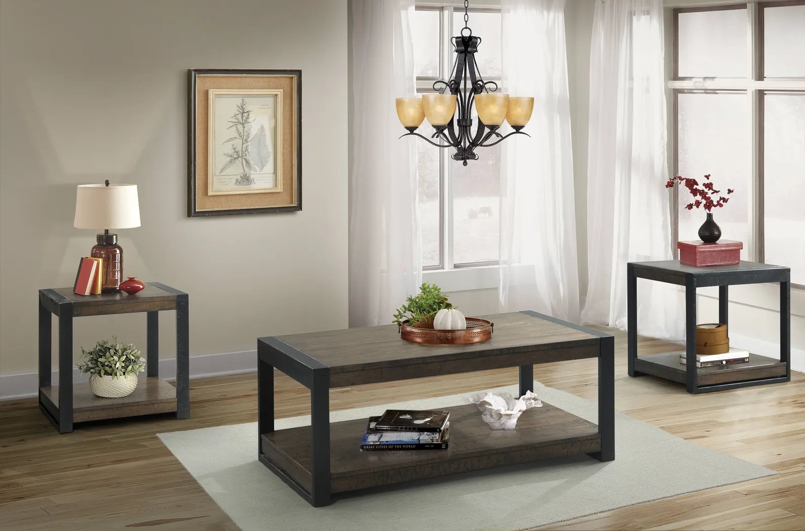 Agata Brown End Table - Thumbnail - Image 2