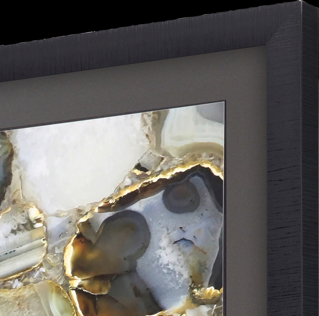 Agate Quartz Gray Framed Artwork, Set of 2 - Thumbnail - Image 4