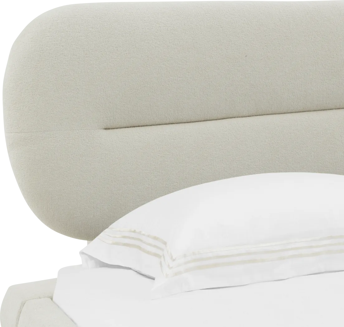 Agatha Cream Queen Bed - Thumbnail - Image 3