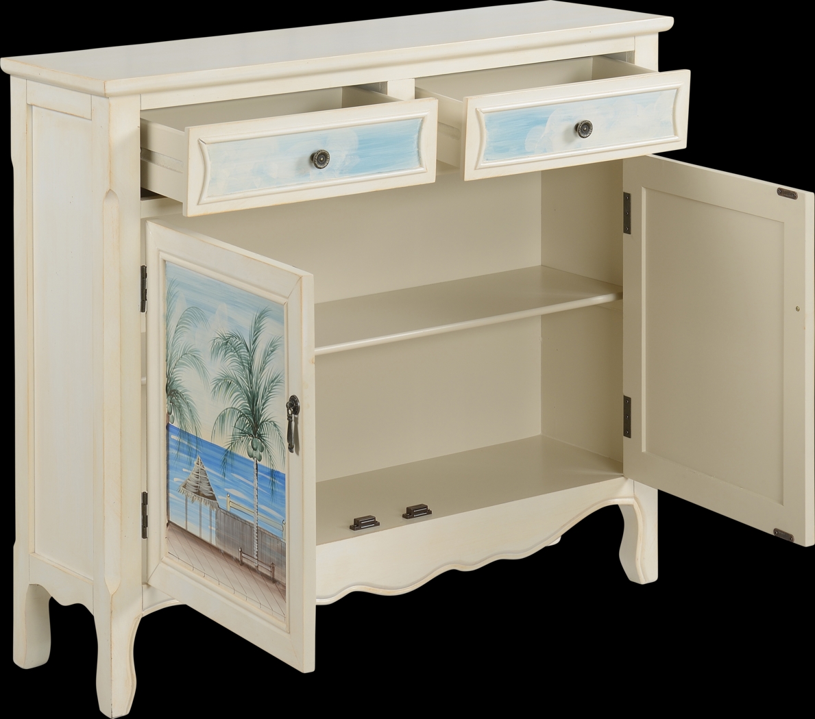 Agawela Cream Accent Cabinet - Thumbnail - Image 3