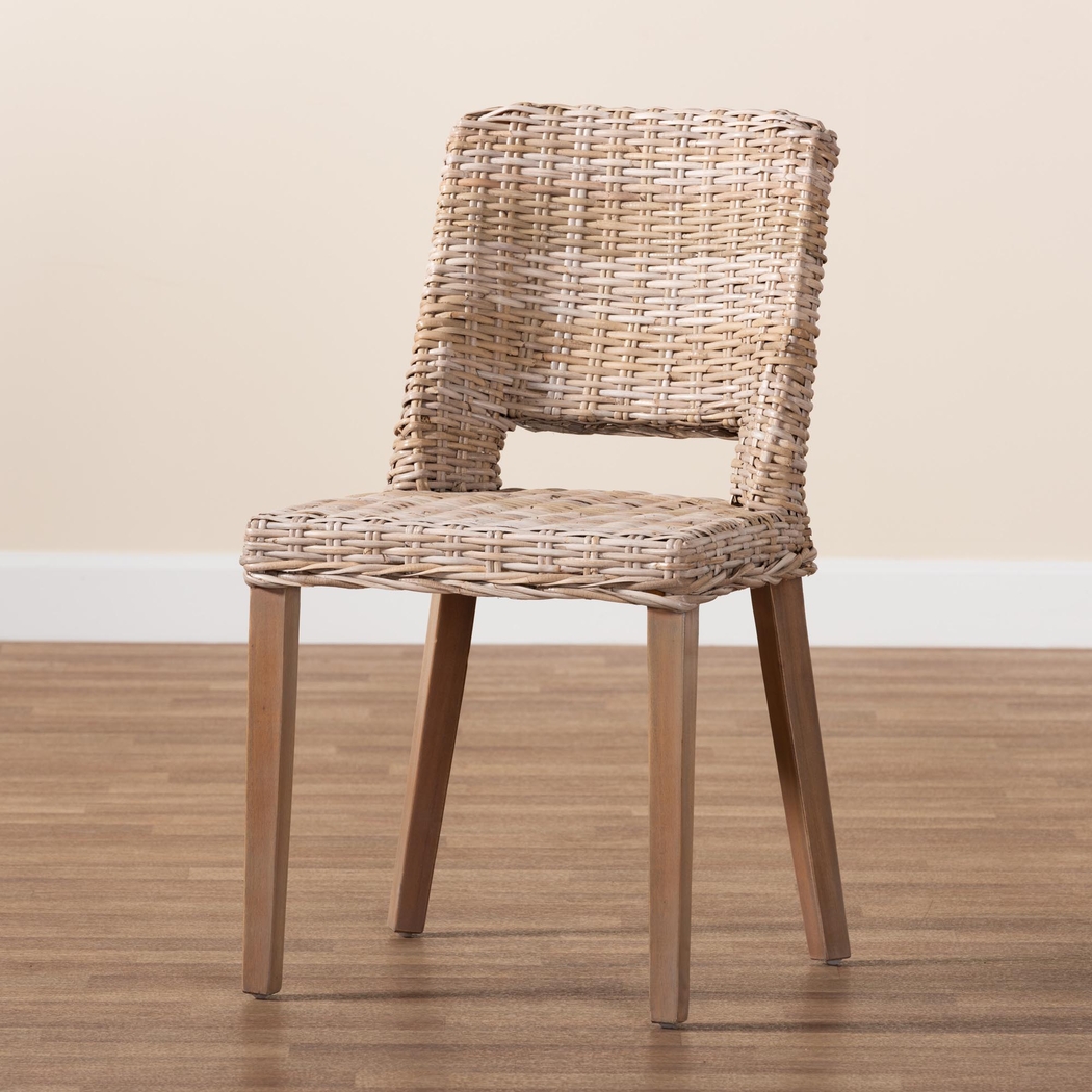 Agimay Brown Side Chair - Thumbnail - Image 3