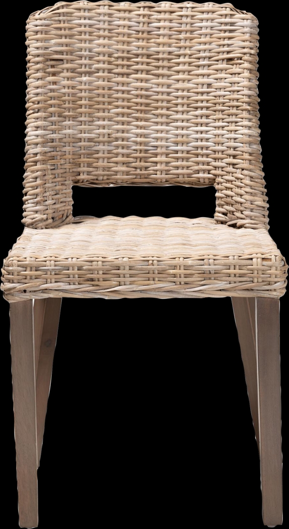 Agimay Brown Side Chair - Thumbnail - Image 4