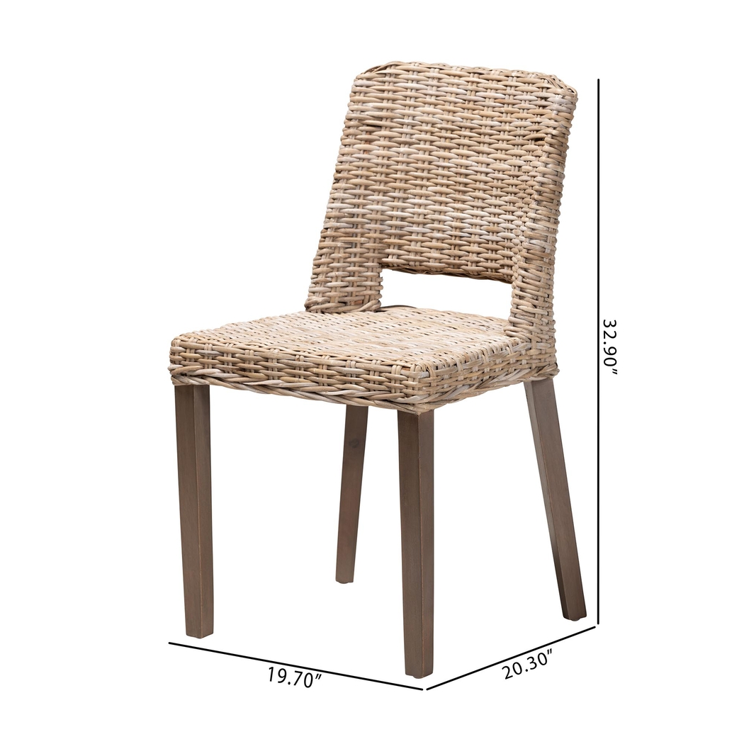 Agimay Brown Side Chair - Thumbnail - Image 10