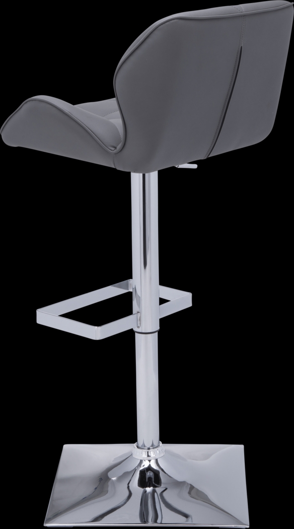Agnon Gray Adjustable Barstool - Thumbnail - Image 2