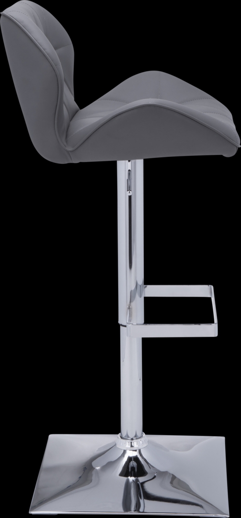 Agnon Gray Adjustable Barstool - Thumbnail - Image 3