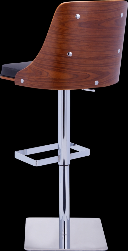 Agnon White Adjustable Barstool - Thumbnail - Image 4