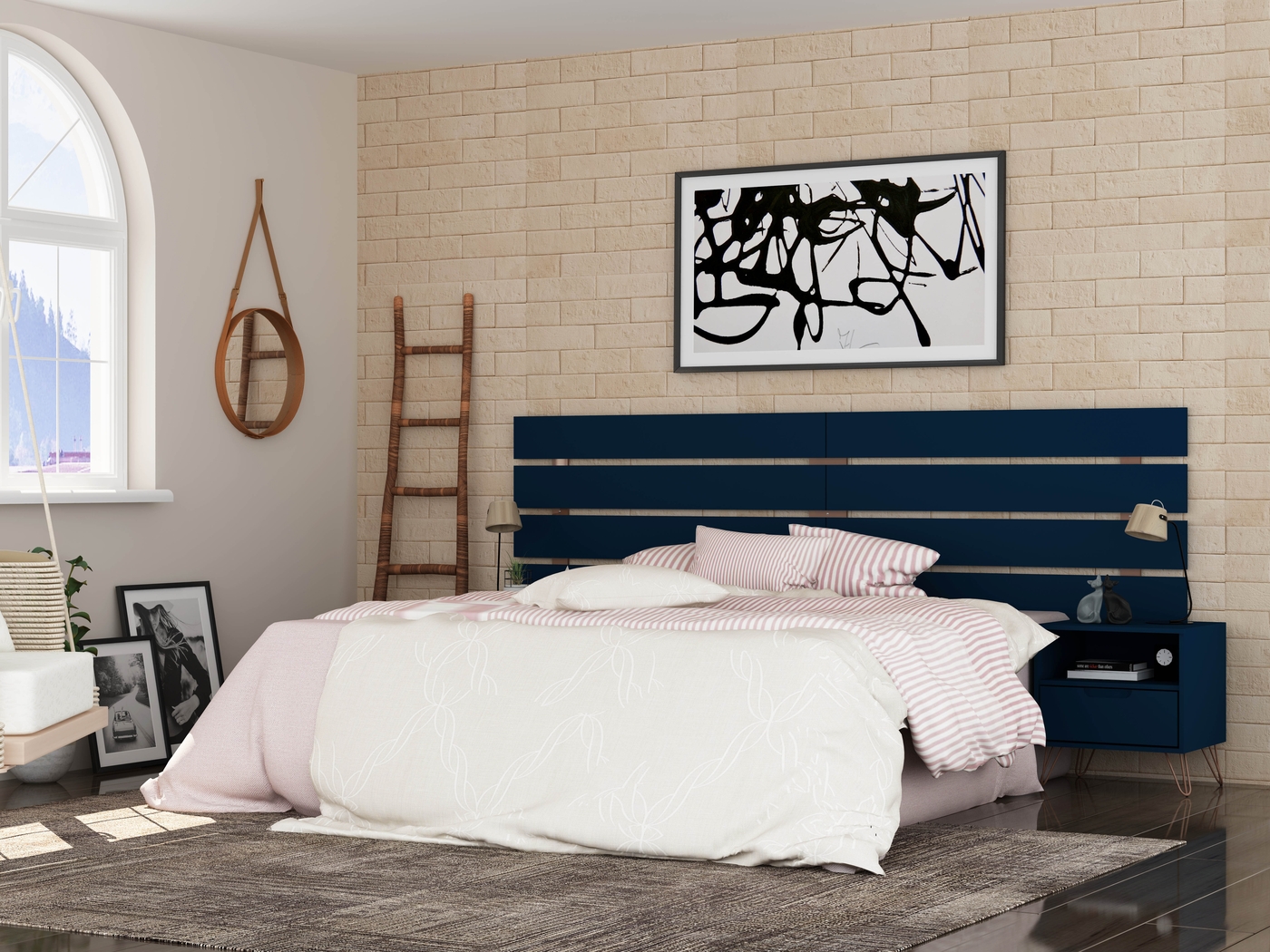 Agora Way Blue Queen Headboard - Thumbnail - Image 6