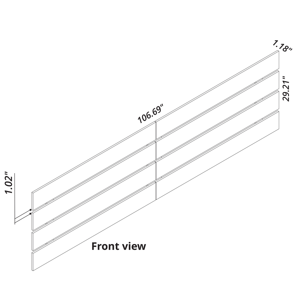 Agora Way Blue Queen Headboard - Thumbnail - Image 9