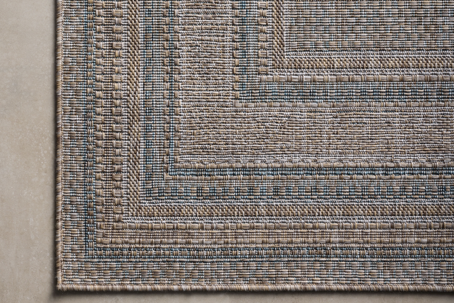 Agoura Taupe 7'10 x 10' Indoor/Outdoor Rug - Thumbnail - Image 2