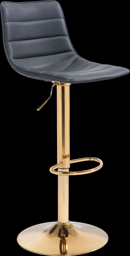 Agrona Black Adjustable Barstool - Thumbnail - Image 1