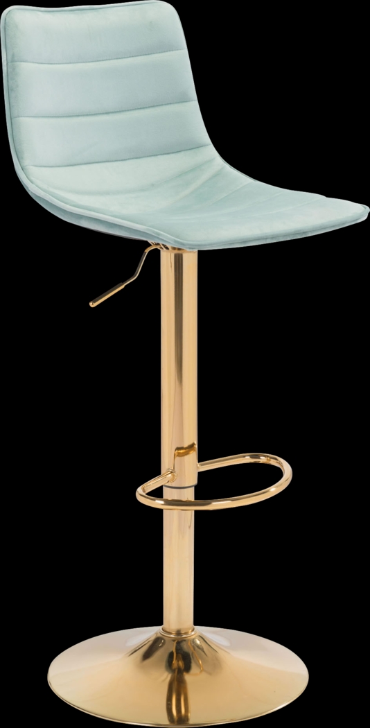 Agrona Green Adjustable Barstool - Thumbnail - Image 1