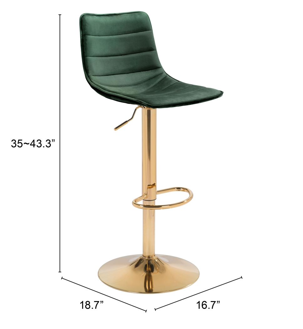 Agrona Green Adjustable Barstool - Thumbnail - Image 7