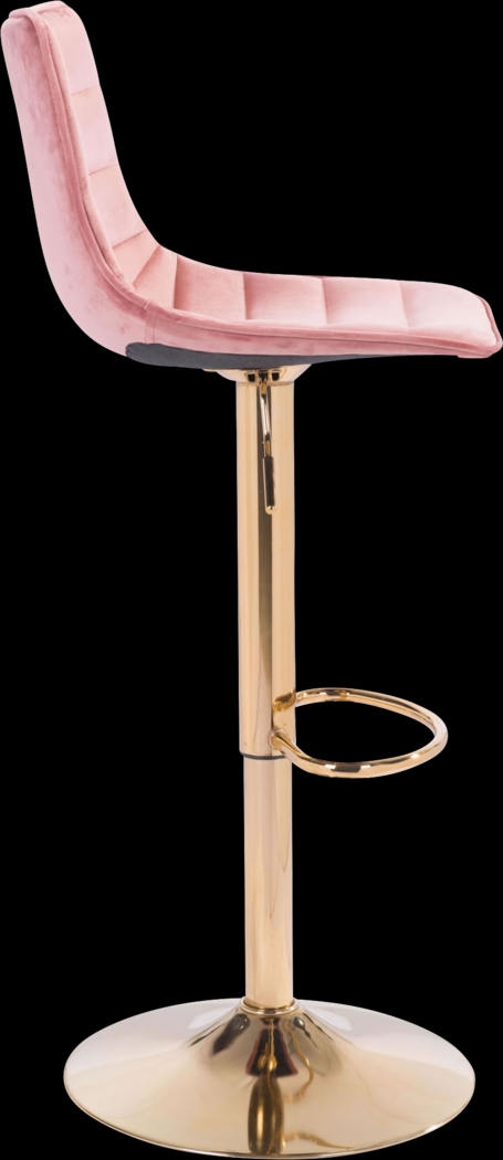 Agrona Pink Adjustable Barstool - Thumbnail - Image 2