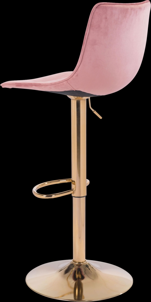 Agrona Pink Adjustable Barstool - Thumbnail - Image 5