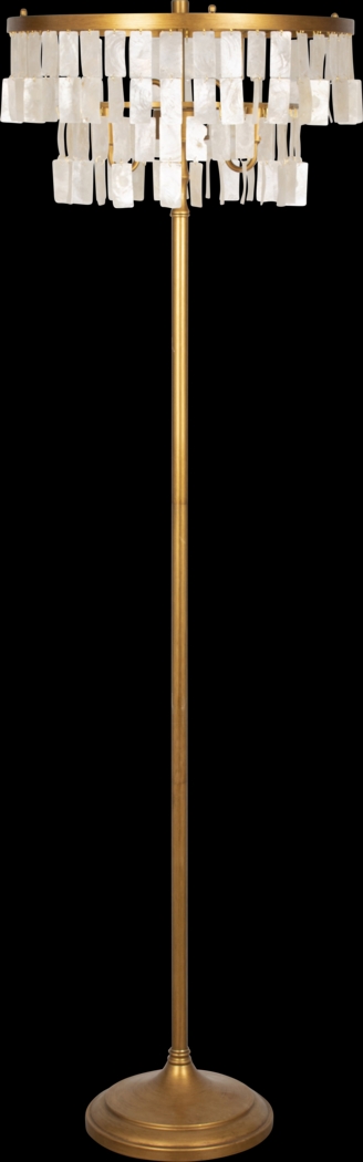 Agua Dolce Place Gold Floor Lamp - Thumbnail - Image 1